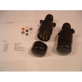 Horse Trailer 7 Pin Towing Electrics Light Plug